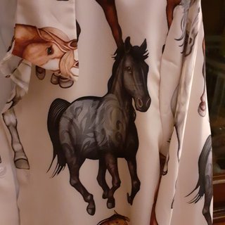 Camicia donna stampa cavalli