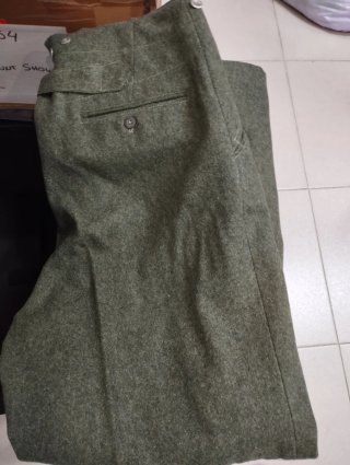Pantalones réplica lana alemanes