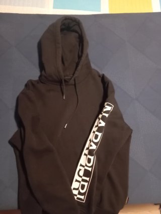 Sudadera Napapijri Negra con Capucha
