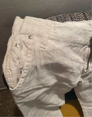 Pantalones de lino Etro beige