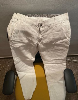 Pantalones de lino Etro beige