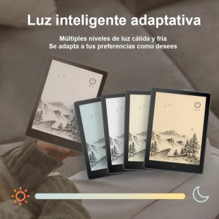 Lector de libros electrónicos negro