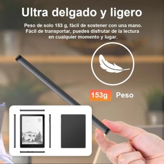 Lector de libros electrónicos negro