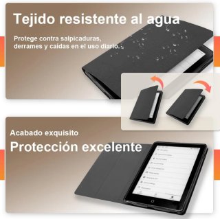 Lector de libros electrónicos negro