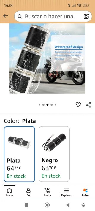 Reproductor Música Moto Profesional Amazon