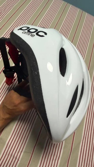 Casco Aero POC Omne Blanco ciclismo