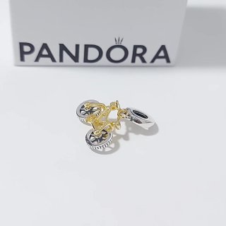 Charm Pandora Bicicleta Oro y Plata