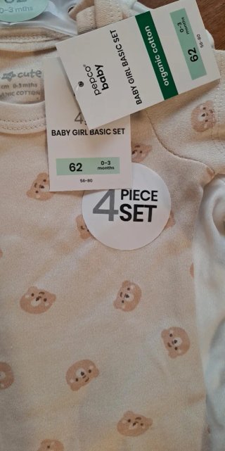 Conjunto bebé 4 piezas oso