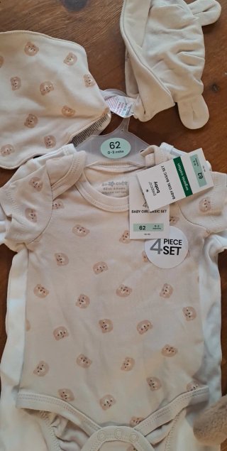 Conjunto bebé 4 piezas oso
