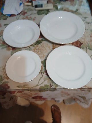 Vajilla porcelana 8 servicios + 2 fuentes