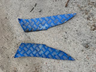 Suelo Aluminio Yamaha Aerox Azul