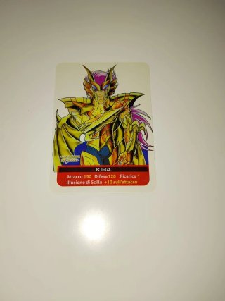 Carta laminata Kira - Cavalieri dello Zodiaco