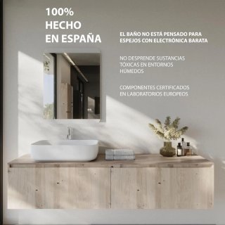 Espejo Baño LED Rectangular