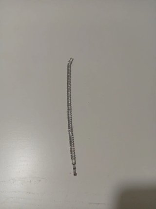 Pulsera de plata con pedrería