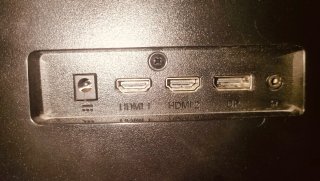 Monitor Curvo ViewSonic VX2718-PC per ricambi