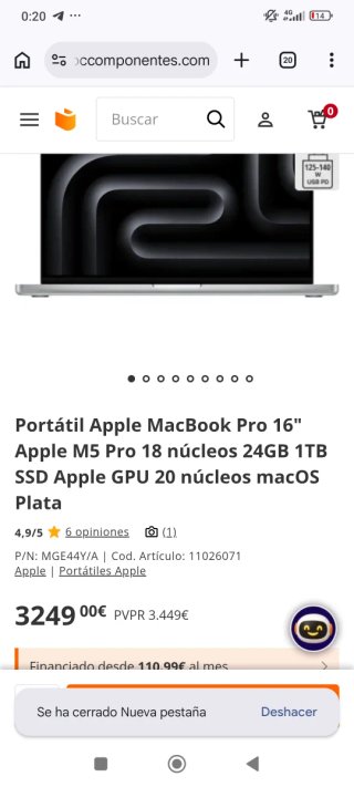 MacBook Pro 16 M5 Pro