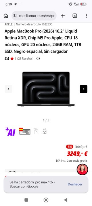 MacBook Pro 16 M5 Pro