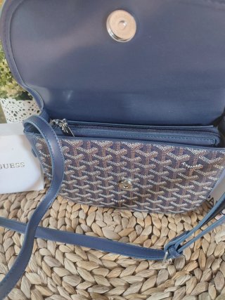 Bandolera Estampada Azul