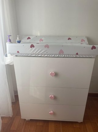 Cambiador bebé con bañera