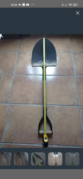 Pala antigua ,para jardín, o albañileria