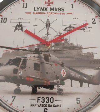 Relógio de Parede LYNX Mk95 Marinha Portuguesa