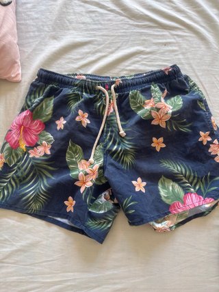 Bañador Zara Man Estampado Tropical Talla L