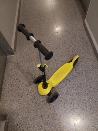 Patinete niño Decathlon 3 Ruedas Oxelo B1 Amarillo