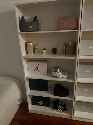 3 Estanterías blancas