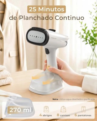 Plancha Vertical Vapor Portátil HomEasy