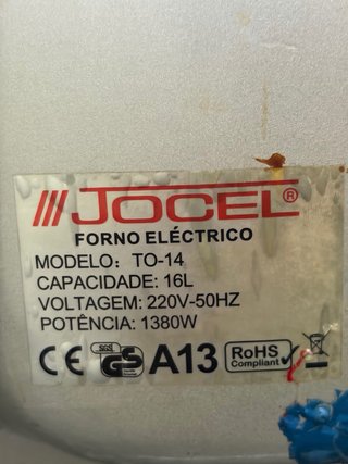 Horno Eléctrico Jocel TO-14 (16L)