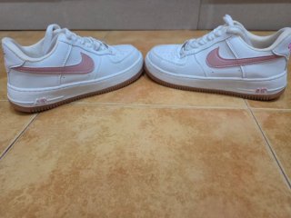 Zapatillas Nike Air Force 1 Blancas Rosas