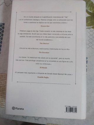 12 reglas para vivir : un antídoto al caos
