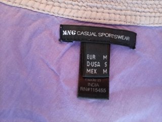 Camiseta lila manga corta