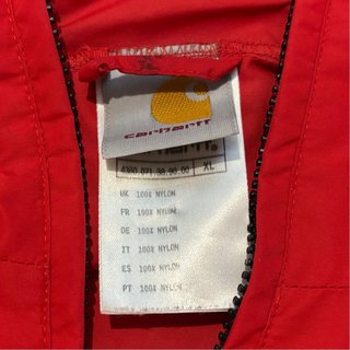 Cortavientos Carhartt WIP Nimbus Rojo sin forro