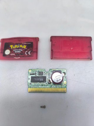 Cartucho Pokémon Edición Rubí GBA