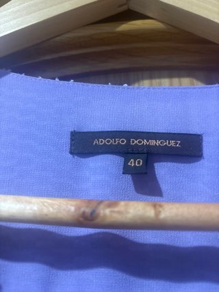 Adolfo Dominguez Camisa Morada Talla M