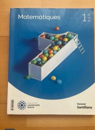 libro matematiques 1 ESO santillana
