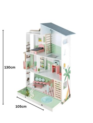 Casita de muñecas XXL de madera