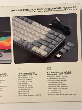 Teclado Mecânico Satechi SM1 Slim Bluetooth