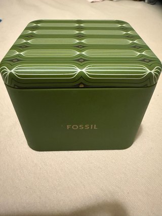 Reloj Fossil Negro Caja Original Poco Uso