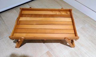 Camarera de madera plegable