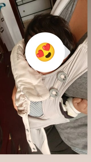 Mochila Portabebés Minituskies PureComfort - Gris