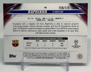 Raphinha  /175 Blue Parallel Fc Barcelona Topps