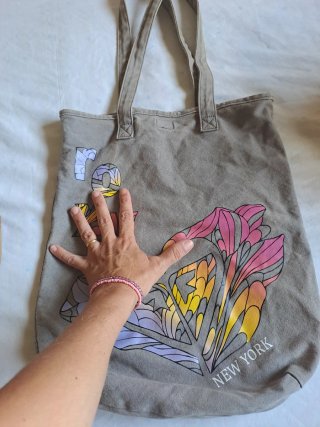 Bolso Roxy multicolor con estampado floral