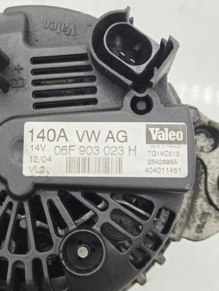 Alternador audi 4341 06f 903 023 h a4 1.9 tdi 5mt