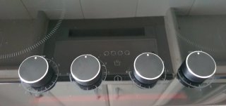 Placa de inducción 4 fuegos con mandos