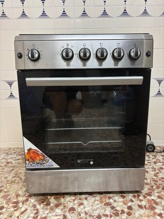 Cocina y horno de gas butano