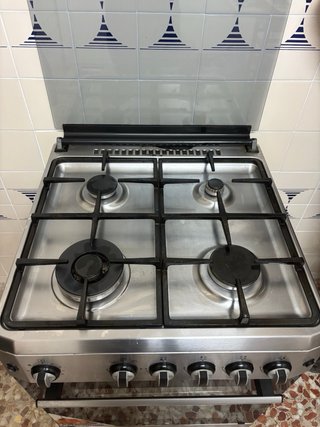 Cocina y horno de gas butano