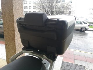 Top Case Vario BMW con Respaldo + Soporte completo