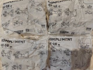 4 sacchetti di cerniere IKEA PAX KOMPLEMENT
